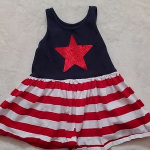 Children's Place Baby Girl 12-18M Patriotic Dress